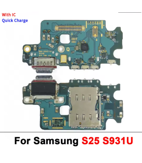 for Samsung Galaxy S25 S931u USB-C Charger Charging Port Microphone Flex USA version