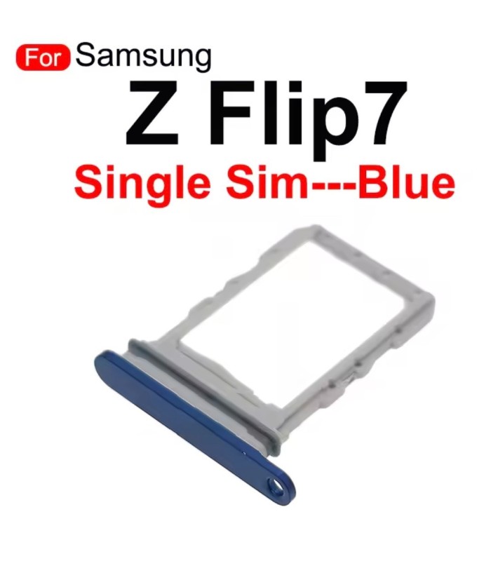 for Samsung Galaxy Z Flip7 SM-F766 Single SIM Card Simcard Tray holder slot - Blue