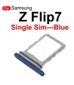 for Samsung Galaxy Z Flip7 SM-F766 Single SIM Card Simcard Tray holder slot - Blue