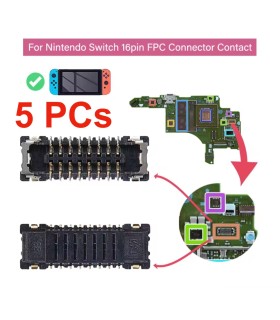 5 Pcs for Nintendo Switch Memory Micro SD TF Card Reader FPC Connector