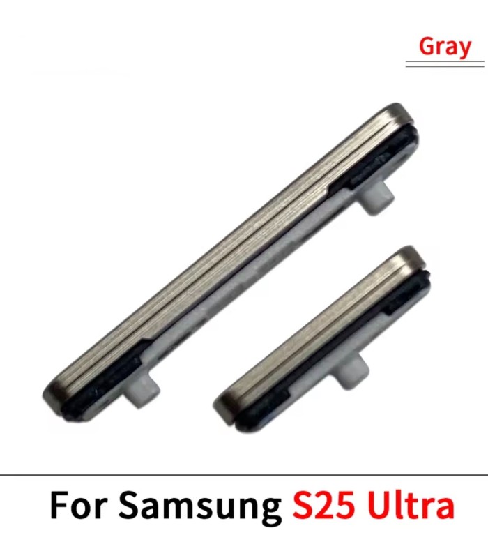 for Samsung  Galaxy S25 Ultra Power Volume Control  on off Button Replacement - grey