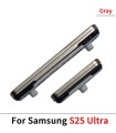 for Samsung  Galaxy S25 Ultra Power Volume Control  on off Button Replacement - grey