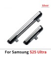 for Samsung  Galaxy S25 Ultra Power Volume Control  on off Button Replacement Silver