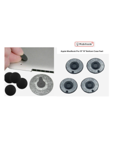 For Apple MacBook Pro 13" 15" Bottom Case Feet Replacement Kit Set of 4 Feet