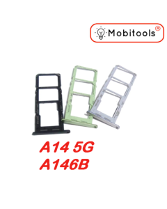 For Samsung Galaxy A14 5G SM-A146B Dual Sim Tray & SD Card Slot Holder Reader