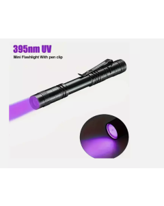 395nm 8.8cm UV Black Light Flashlight Pen Torch Detection Lamp Flash UV Torch